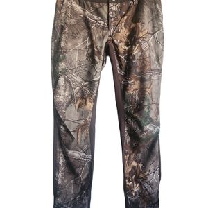 WOMENS under armour camo u storm hunting pants mid season sz 12